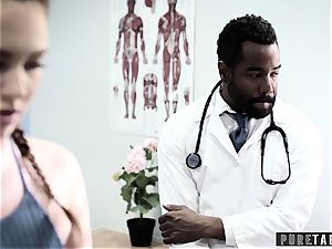 Maddy O'Reilly Exploited into bbc assfuck at Doctors examination
